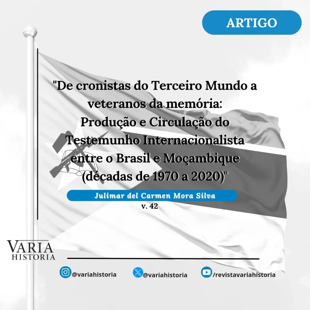 Artwork for the Varia Historia article De cronistas do Terceiro Mundo a veteranos da memória